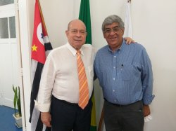 Ariovaldo Feliciano e Cacá Teixeira para o biênio 2022 -2024 da Santa Casa de Santos